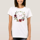 Zoek naar bourgondië tshirts Bloemen