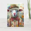 Zoek naar grappige schapen kaarten Generatief element