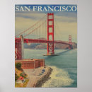 Zoek naar vintage san francisco posters Golden gate bridge