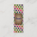 Zoek naar polkadots visitekaartjes Patroon