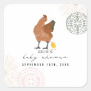 Zoek naar kuiken stickers Baby shower