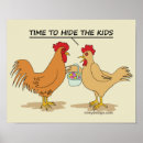 Zoek naar cartoon kip posters Schattige kippen