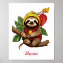Zoek naar grappige luiaard posters Voor kinderen