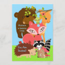 Zoek naar forest friends uitnodigingen Kinder