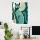 Zoek naar abstract cat kunst Retro