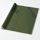 Zoek naar groene bladeren cadeaupapier Patroon
