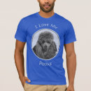 Zoek naar miniatuur poedel tshirts Hond