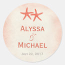 Zoek naar zeesterren stickers Strandbruiloft