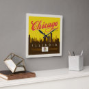 Zoek naar chicago skyline klokken Illinois