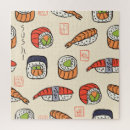 Zoek naar sushi puzzels Patroon