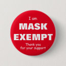 Zoek naar masker buttons Knoop