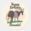 Zoek naar paard gelukkige verjaardag stickers Schattig