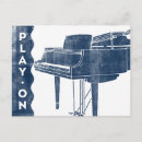 Zoek naar muzikaal instrument briefkaarten Piano