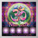 Zoek naar yoga woorden posters Namaste