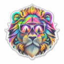 Zoek naar leeuwen stickers Wilde dieren