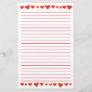 Zoek naar rode harten briefpapier Rood