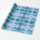 Zoek naar popart cadeaupapier Blauw