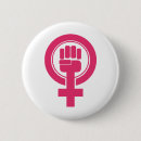 Zoek naar feminisme buttons Vrouw