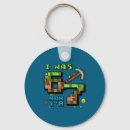 Zoek naar pixel sleutelhangers Ontwerp