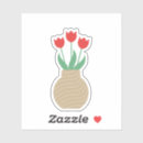 Zoek naar rode tulpen stickers Knol