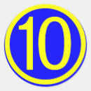 Zoek naar getal stickers Cirkel