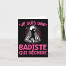 Zoek naar badminton humor kaarten Birdie