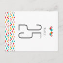 Zoek naar geometrisch patroon briefkaarten Koppel