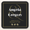 Zoek naar bedankt onderzetters Bruid