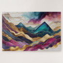 Zoek naar landschap puzzels Blauw