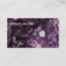 Zoek naar kristal visitekaartjes Paars