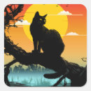 Zoek naar boom silhouet stickers Kat