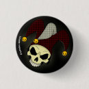 Zoek naar doden buttons Schedel