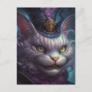 Zoek naar cheshire cat briefkaarten Kat