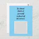 Zoek naar spiegel briefkaarten Elk persoon