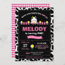 Zoek naar koe patroon uitnodigingen Boerderijdieren