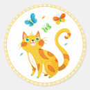 Zoek naar gouden kat stickers Schattig