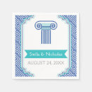 Zoek naar griekse sleutel servetten Blauw