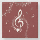 Zoek naar sleutel onderzetters Muziek