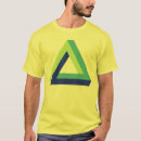 Zoek naar optische illusies tshirts Blauw