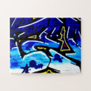Zoek naar graffiti puzzels Blauw
