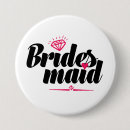Zoek naar diamanten bruiloft buttons Bruidsmeisje