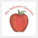 Zoek naar rode appel stickers Leraar