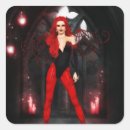 Zoek naar rode duivels stickers Halloween