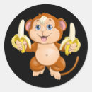 Zoek naar aap cartoon stickers Schattig