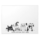 Zoek naar cat notitieblokken Illustratie