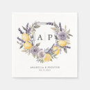 Zoek naar citroen papieren servetten Waterverf floraal