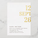 Zoek naar basis huwelijk uitnodigingen Minimaal