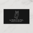 Zoek naar wilde vogel visitekaartjes Uil