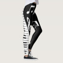 Zoek naar muzieknoten leggings Uniek