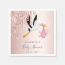 Zoek naar ooievaars servetten Roze